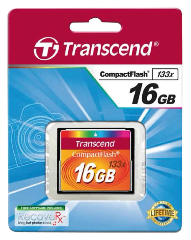 Transcend 16GB CompactFlash Memory Card