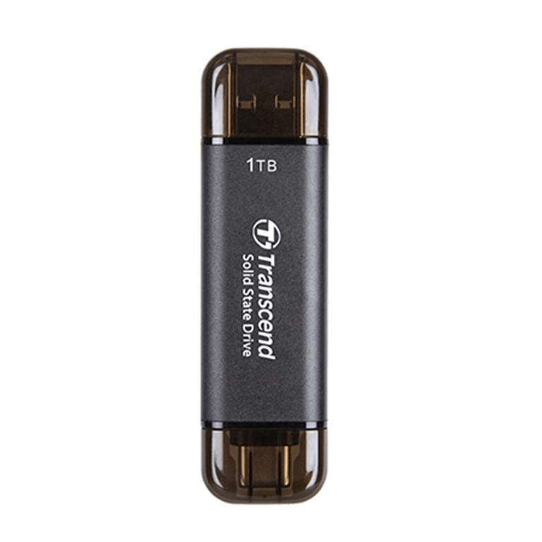 Transcend ESD310C 1TB Dual USB Portable SSD Black
