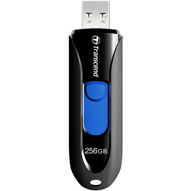 Transcend JetFlash 790 256GB Black USB 3.2 Gen 1 Type-A USB Flash Drive