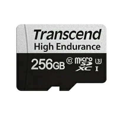Transcend High Endurance microSDXC Memory Card 256GB UHS- I Class 10