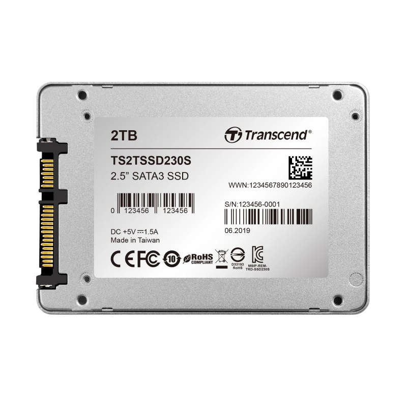 Transcend 230S 2.5-inch 2TB Serial ATA III 3D NAND Internal SSD