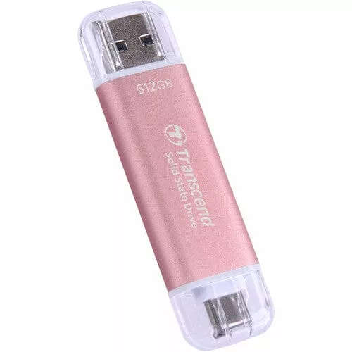 Transcend ESD310C 512GB Portable SSD Pink 