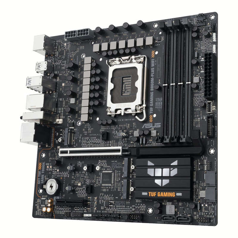 Asus TUF Gaming B860M-Plus Wi-Fi M-ATX Motherboard  Intel LGA1851, DDR5, PCIe 5.0. Wi-Fi 7