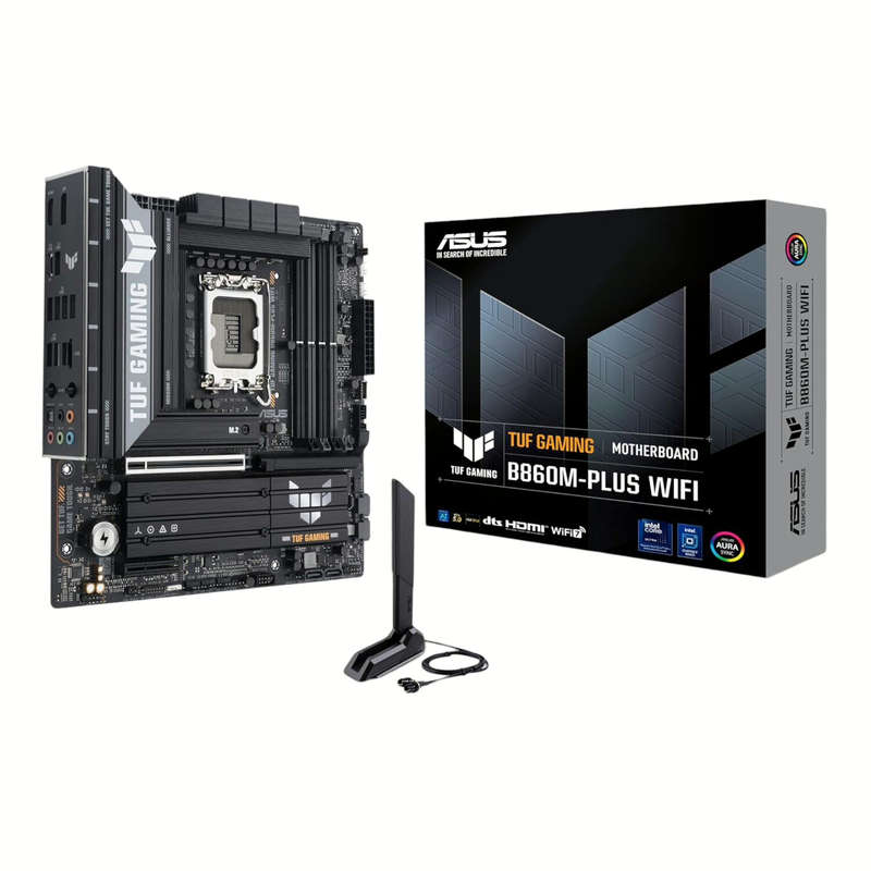 Asus TUF Gaming B860M-Plus Wi-Fi M-ATX Motherboard  Intel LGA1851, DDR5, PCIe 5.0. Wi-Fi 7