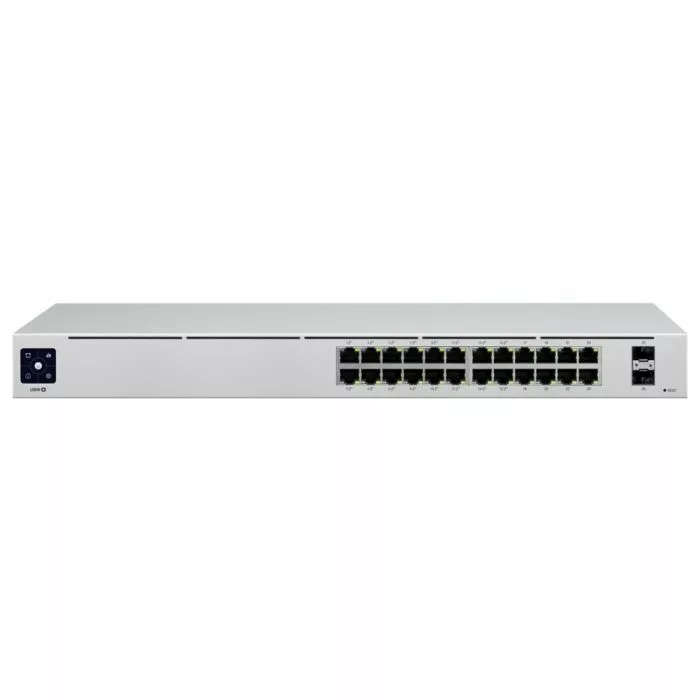 Ubiquiti 24 Port Gigabit 95W 16PoE 2SFP UniFi Switch | USW-24-PoE