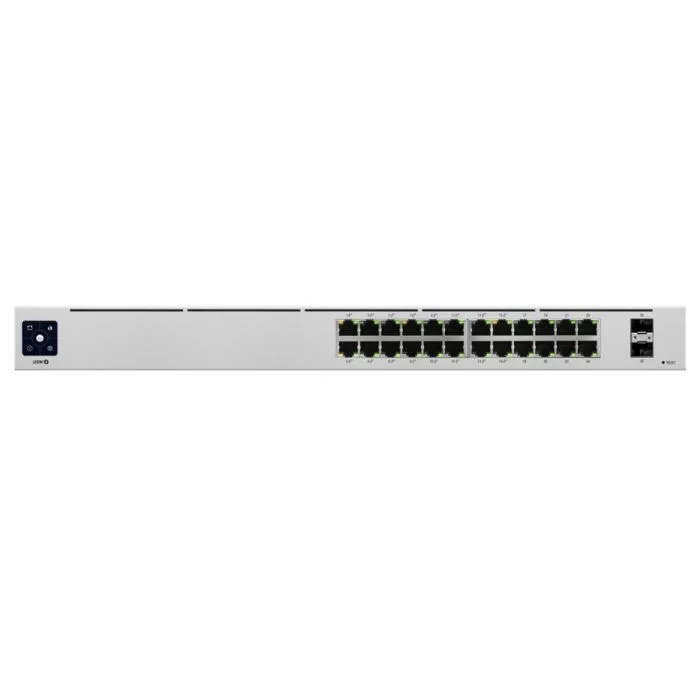 Ubiquiti 24 Port Gigabit 95W 16PoE 2SFP UniFi Switch | USW-24-PoE