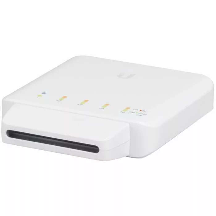 Ubiquiti 5 Port Gigabit 1PoE in 4PoE Out UniFi Flex Switch | USW-FLEX