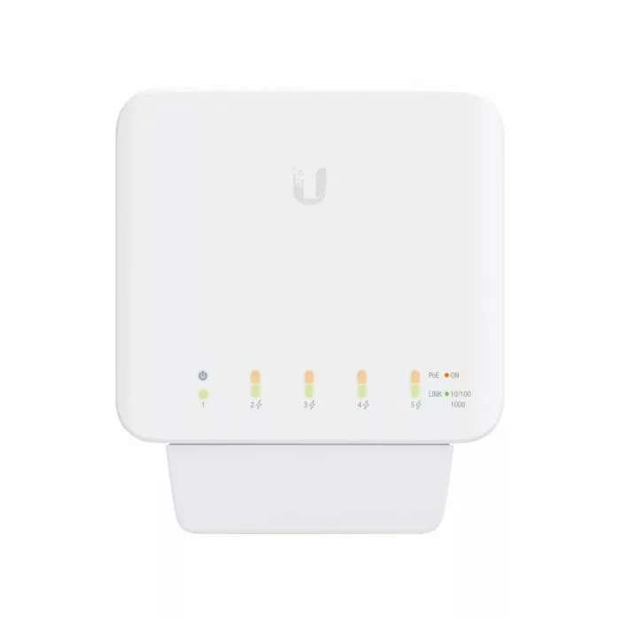 Ubiquiti 5 Port Gigabit 1PoE in 4PoE Out UniFi Flex Switch | USW-FLEX