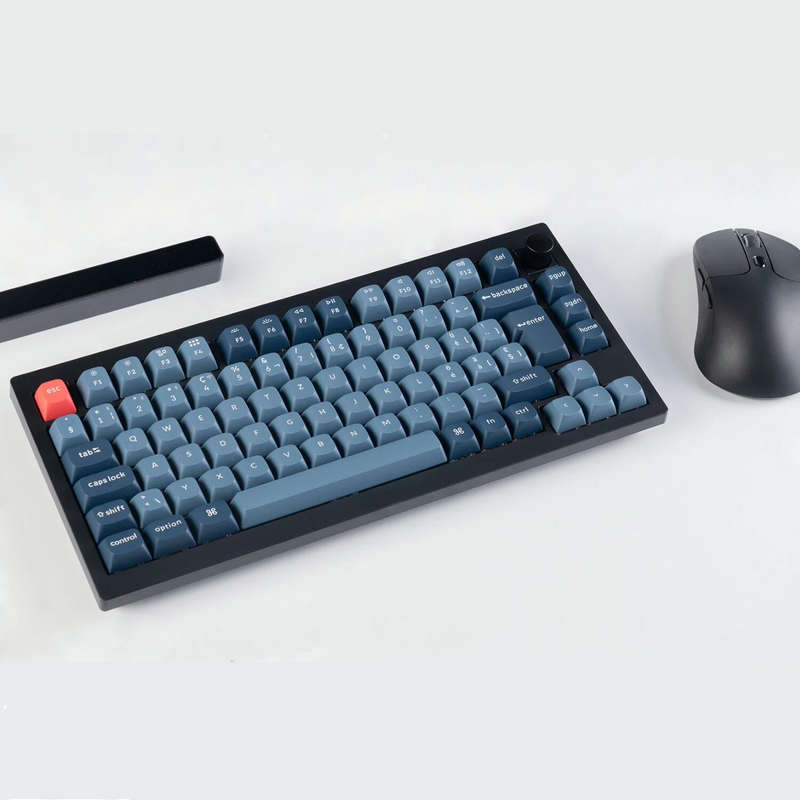 Keychron V1 Max QMK/VIA Wireless Custom Mechanical Keyboard | BROWN Switches  Black