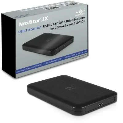 VANTEC NST-258B3 USB TYPE C & TYPE A COMATIBLE 2.5INCH DISK ENCLOSURE