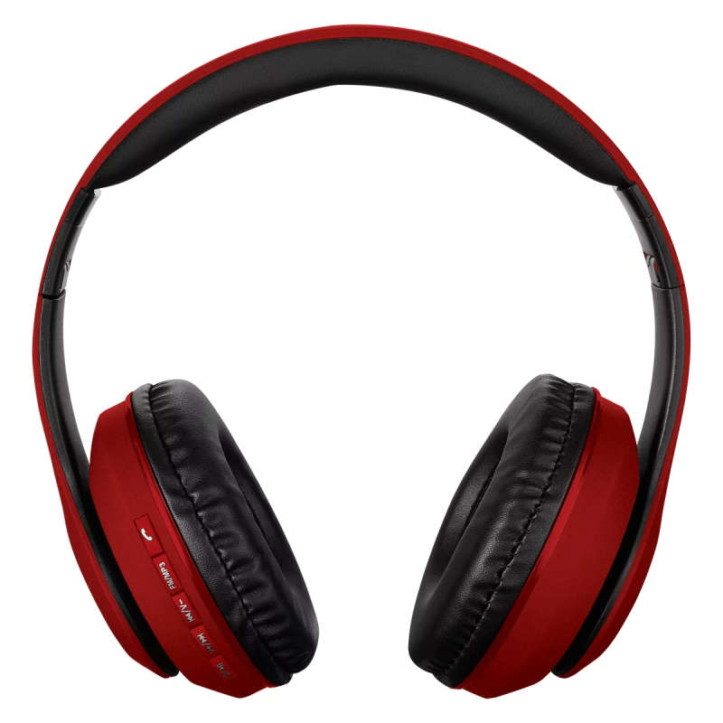 Volkano Impulse Series Bluetooth Headphones Red