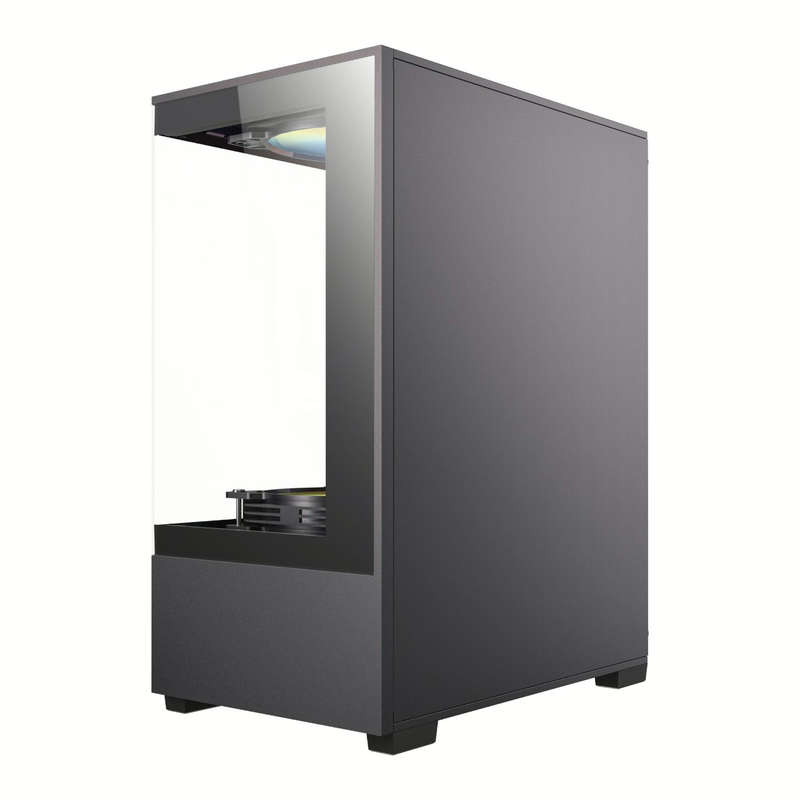 Antec VCX100M RGB Elite ATX, Micro-ATX, ITX Mini Tower Gaming Chassis  Black