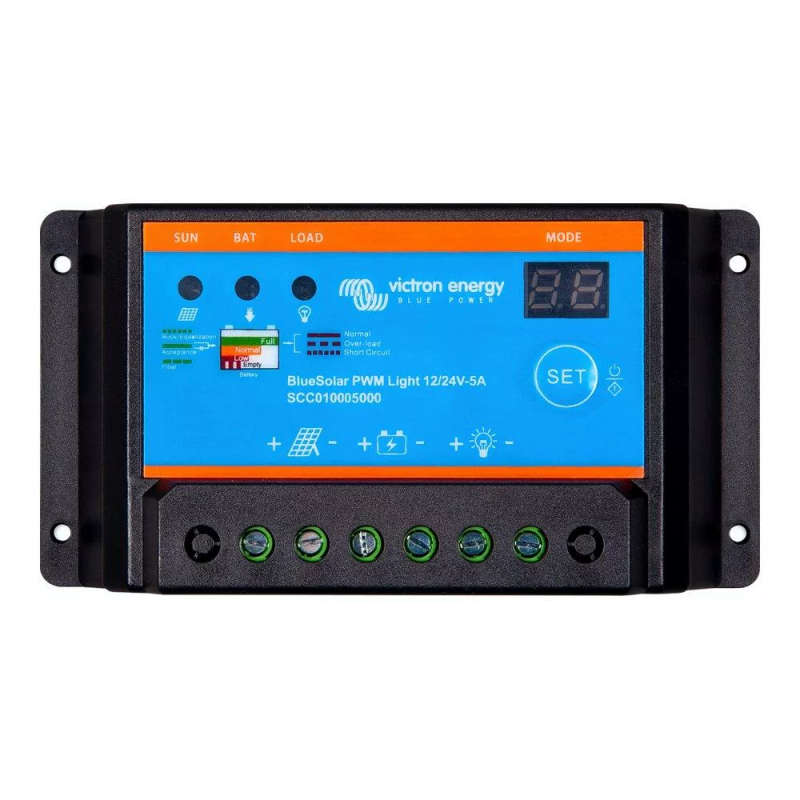 BlueSolar PWM-Light Charge Controller 12/24V-5A
