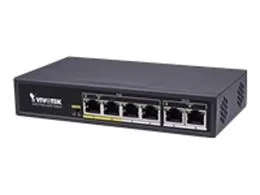 Vivotek Unmanaged 4x 10/100 PoE + 2x 10/100; PoE extender up to 200M; 65W