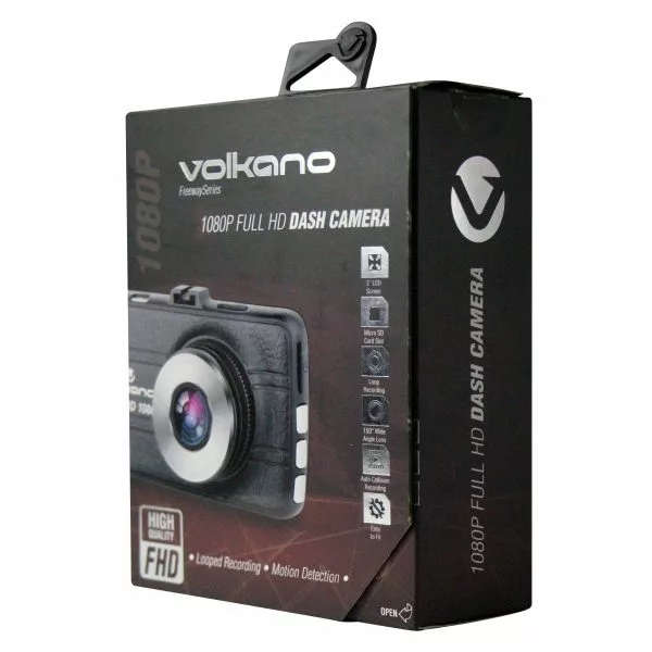 Volkano VK-10008-BK Freeway Series 1080P Dash Camera