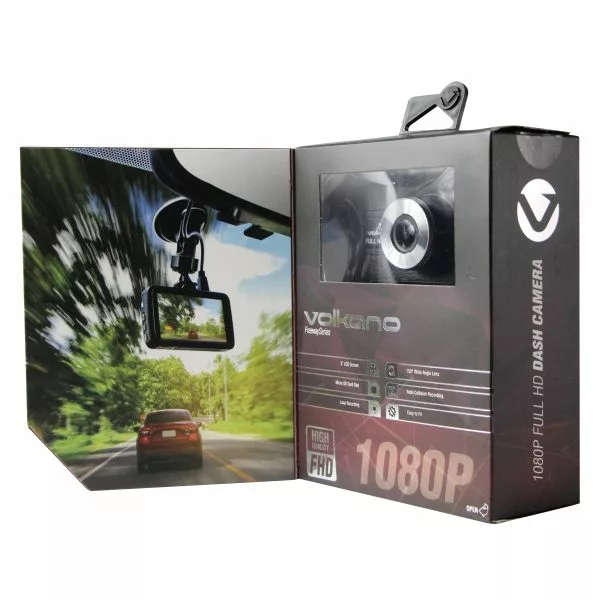 Volkano VK-10008-BK Freeway Series 1080P Dash Camera
