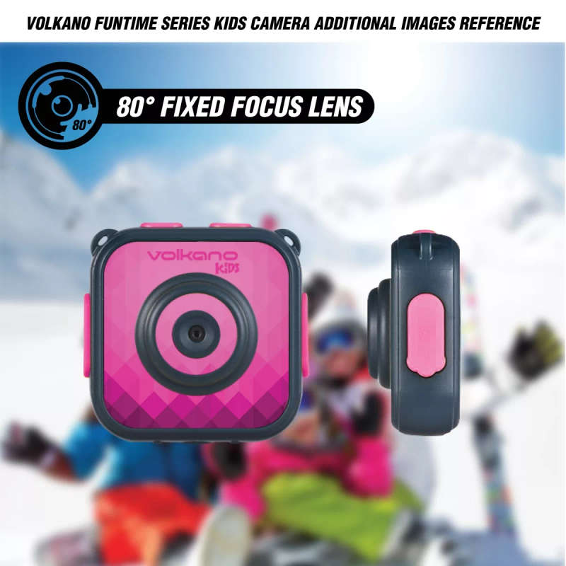 Volkano Kids Funtime series waterproof action camera - pink