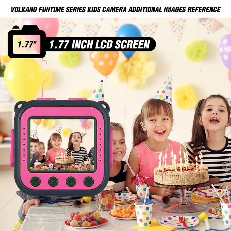 Volkano Kids Funtime series waterproof action camera - pink