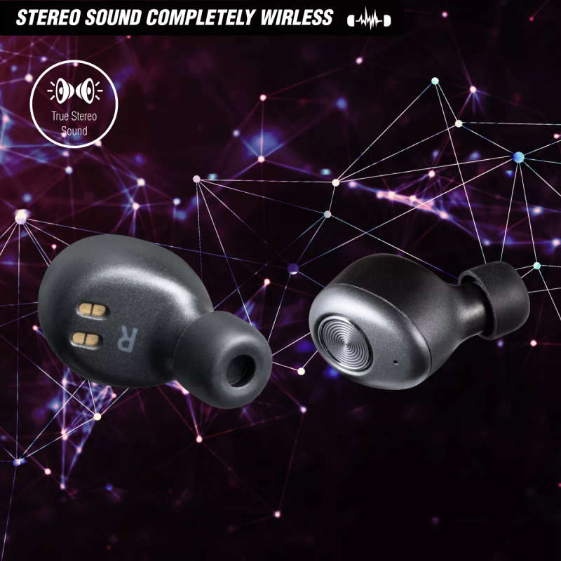 Volkano Sync Series True Wireless Bluetooth Earphones Black