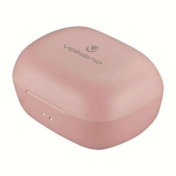 Volkano Taurus Series 2.0 TWS Bluetooth Earphones with Charging Case - Pink