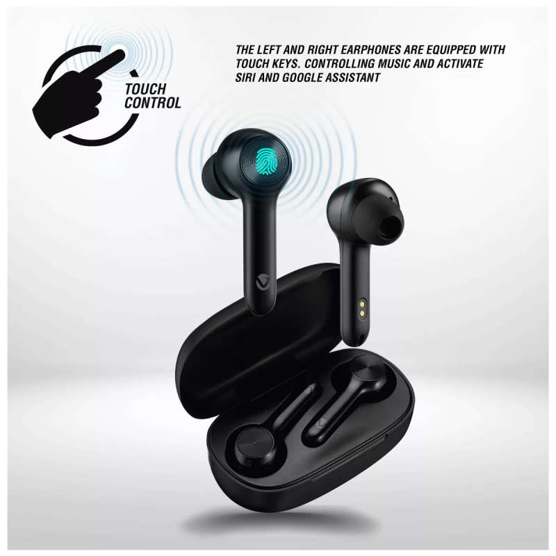 Volkano Libra Series True Wireless Earphones - Black