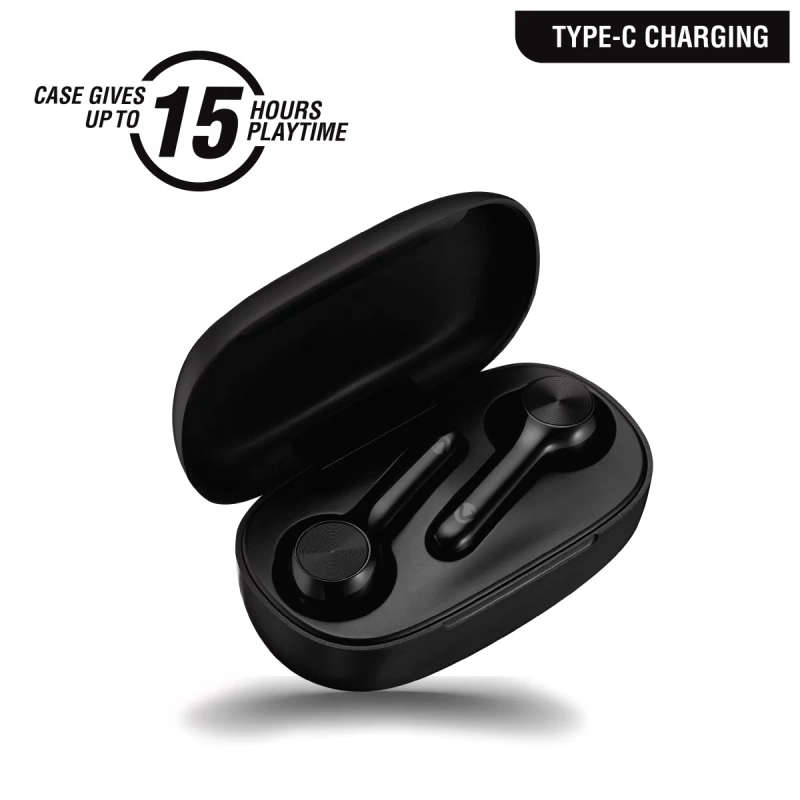 Volkano Libra Series True Wireless Earphones - Black