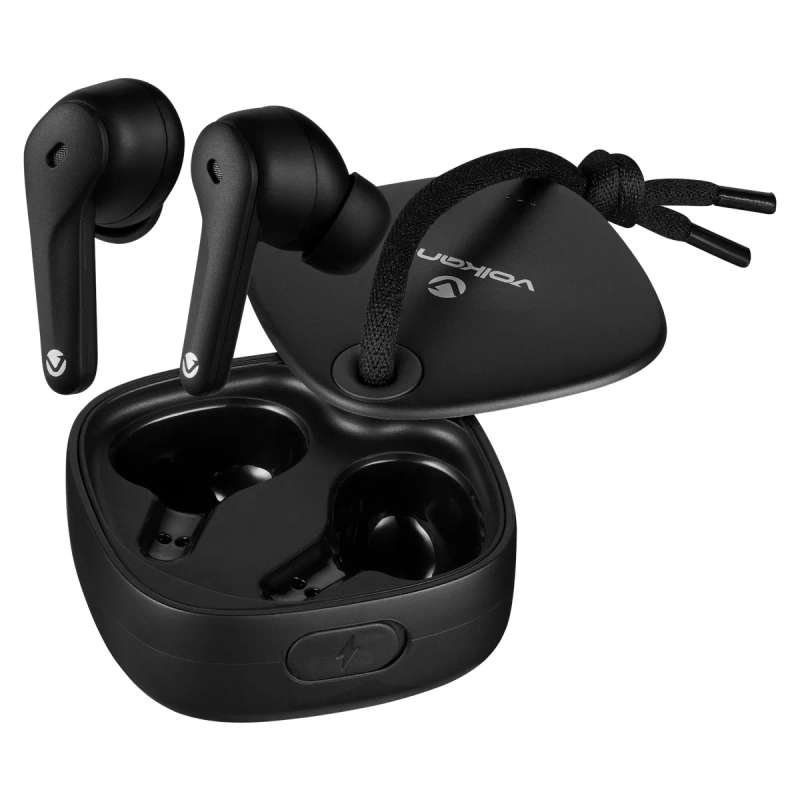 Volkano Ore Series TWS Earphones with Charging Case Black