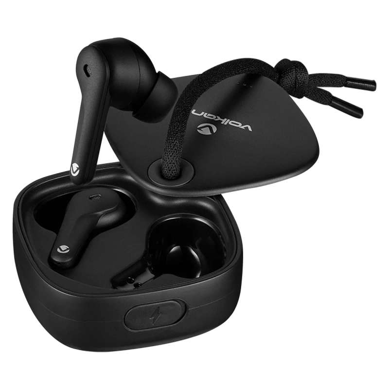 Volkano Ore Series TWS Earphones with Charging Case Black