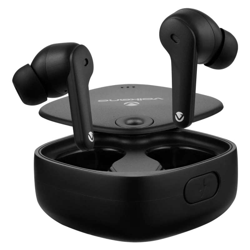Volkano Ore Series TWS Earphones with Charging Case Black
