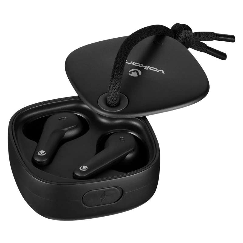 Volkano Ore Series TWS Earphones with Charging Case Black