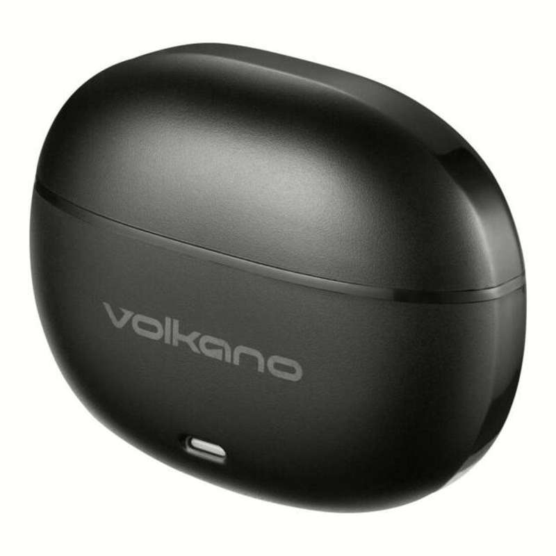 Volkano Pulse Series Wireless Earbuds with Charging Case Black