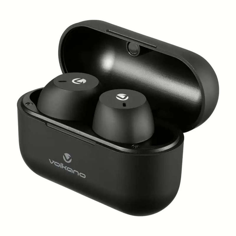 Volkano Aero Series Wireless Earbuds with Charging Case Black