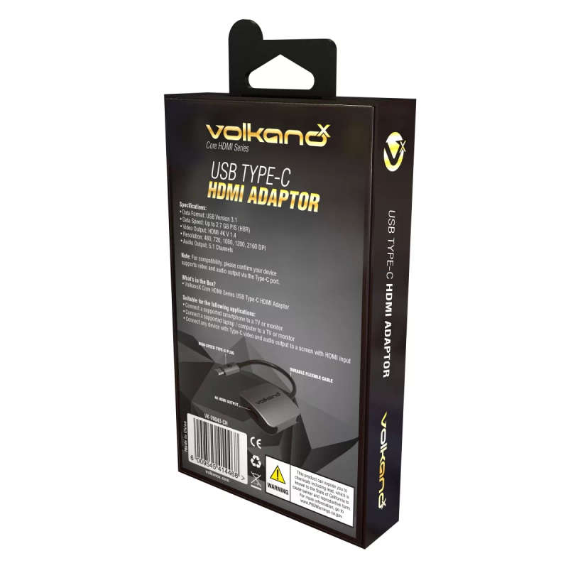 Volkano Core Series USB Type-C to 4K HDMI Converter