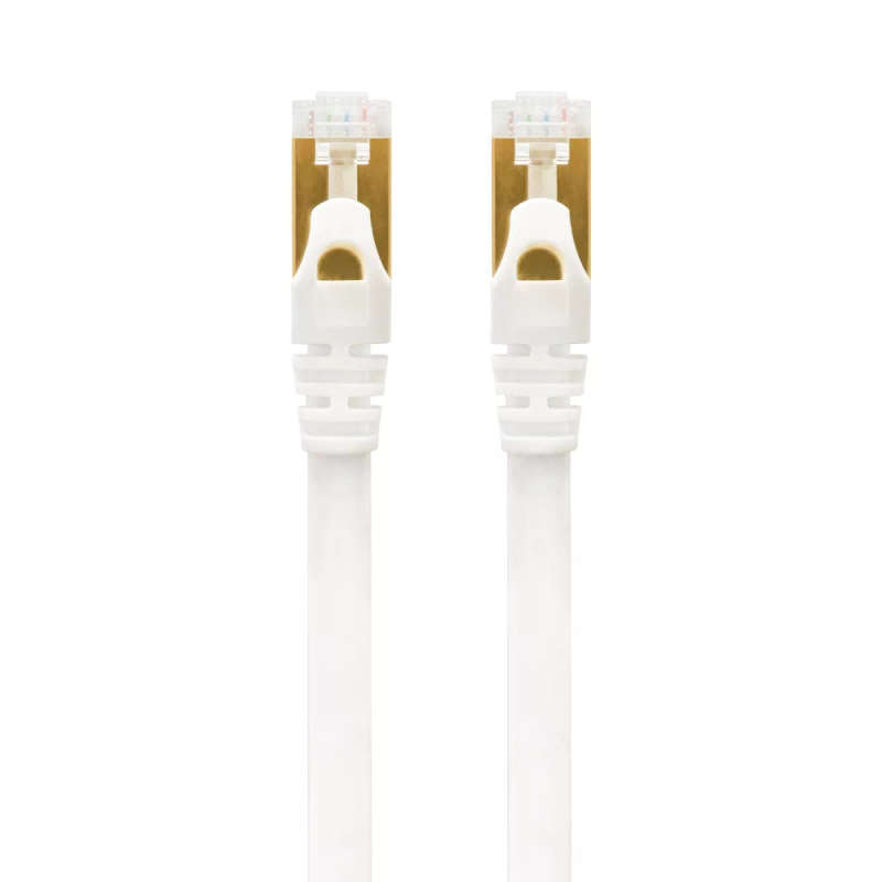 VolkanoX Giga Series 5m Cat 7 Ethernet Cable White with Gold Tips
