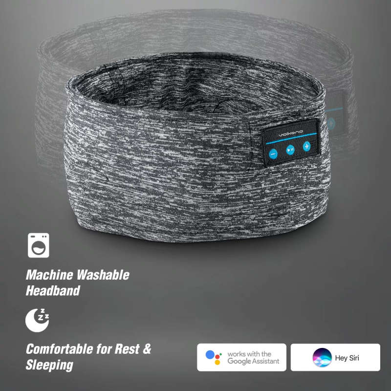 Volkano Lucid Series Bluetooth Headband Headphones - Grey