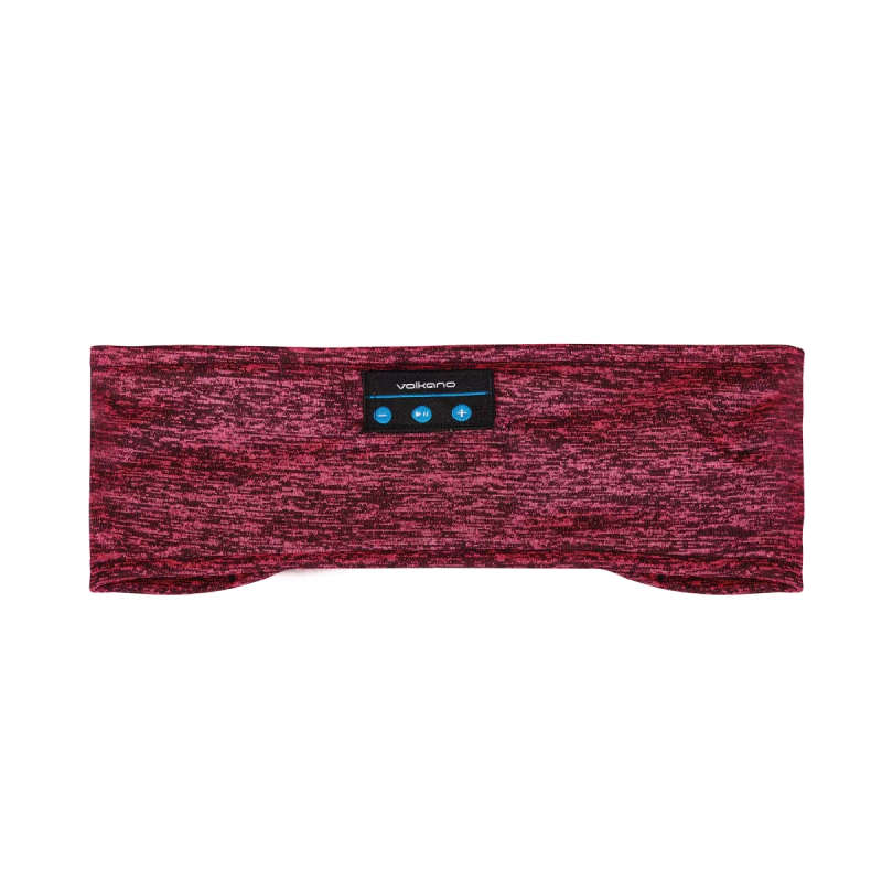 Volkano Lucid Series Bluetooth Headband Headphones - Red