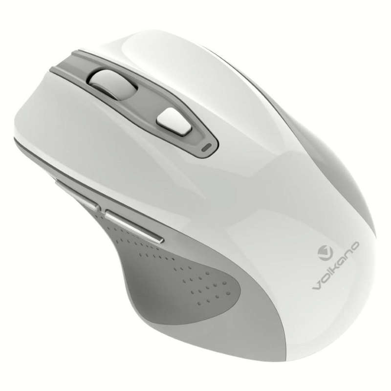 Volkano Aurum Series Rechargeable Bluetooth 2.4GHz Mouse - White