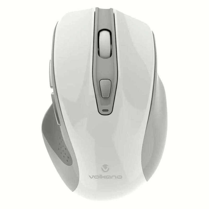 Volkano Aurum Series Rechargeable Bluetooth 2.4GHz Mouse - White