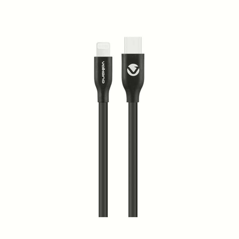 Volkano Flexi Series 27W Type-C to MFI Lightning Cable 1.5m Black