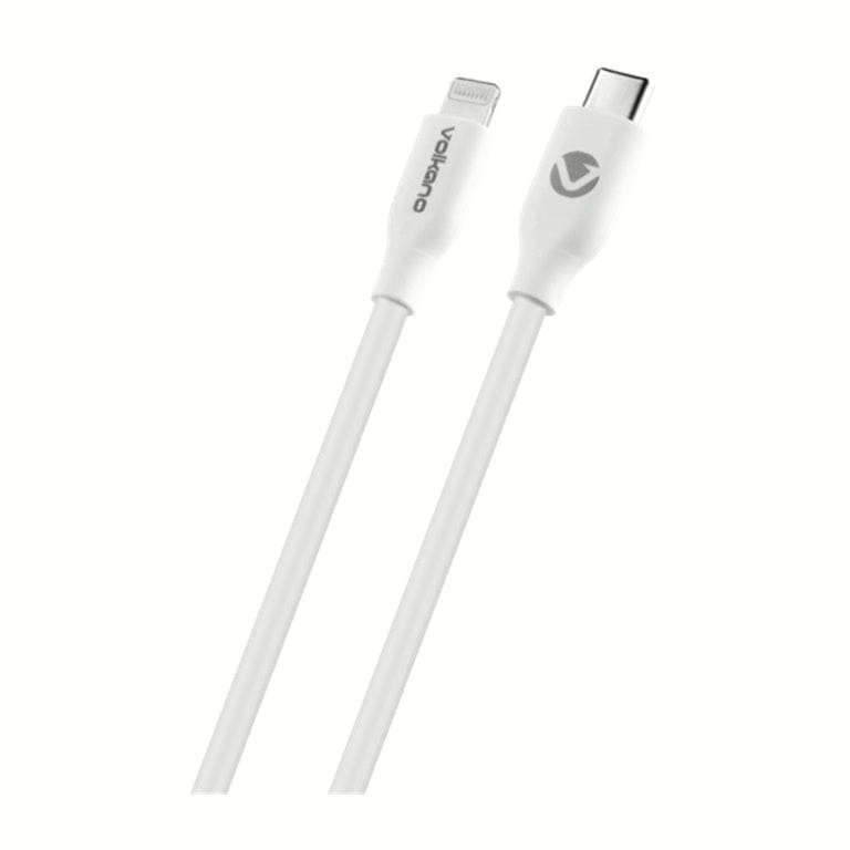 Volkano Flexi Series Type-C to MFI Lightning 27W Cable 1.5m White