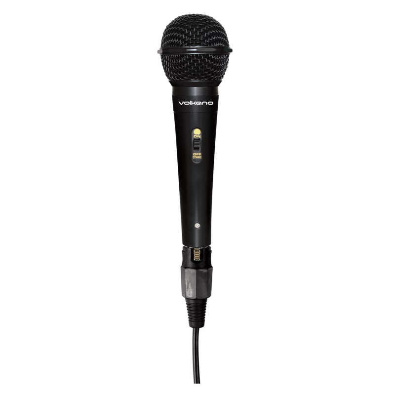 Volkano Ace Series Metal Wired Dynamic Vocal Microphone - Black