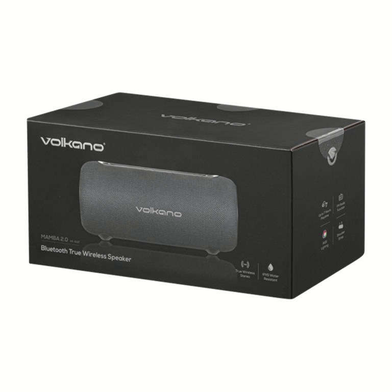 Volkano Mamba 2.0 Series Bluetooth Speaker Black