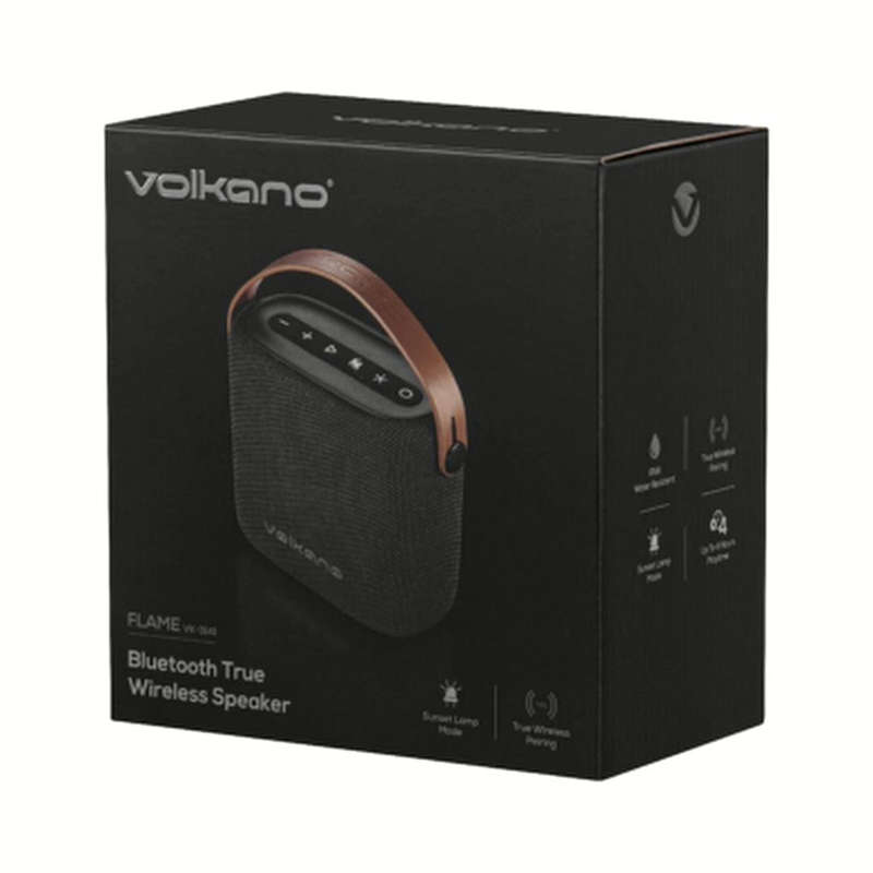 Volkano Flame Series Bluetooth Speaker Black