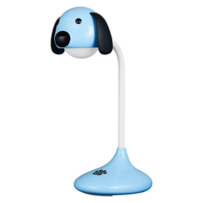 Volkano Lumo Neon Series LED Desk Lamp Blue Dog
