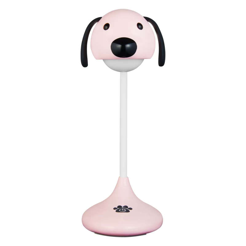 Volkano Lumo Neon Series LED Desk Lamp Pink Dog