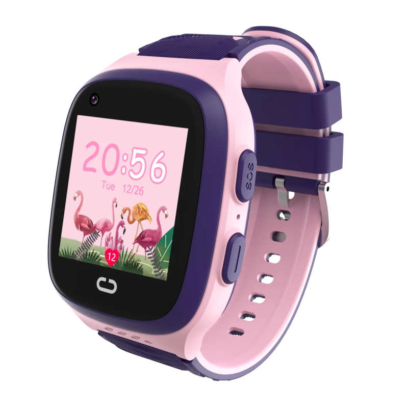 Volkano Find Me 4G Series GPS Tracking Watch with Camera Pink