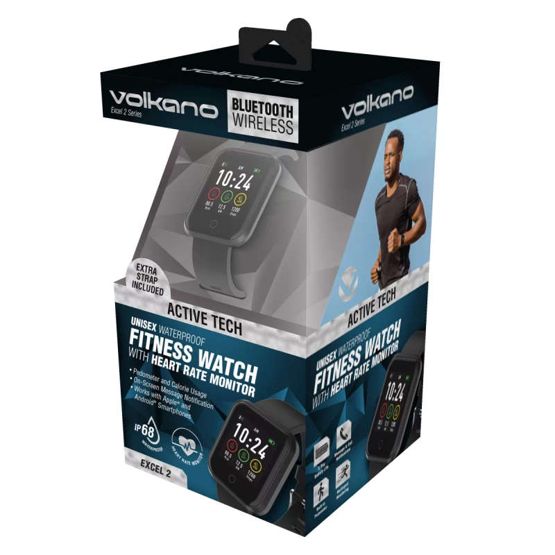Volkano Active Tech Excel 2 Series Waterproof Fitness Watch