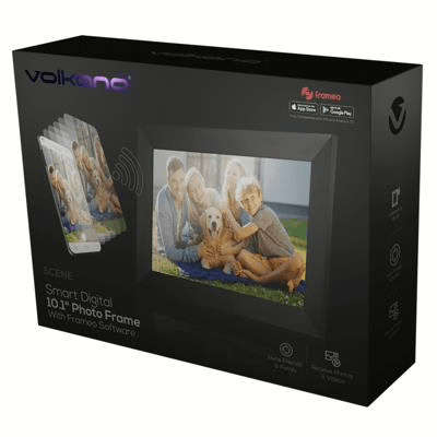 Volkano Scene Series Smart Photo Frame with built-in Frameo Software