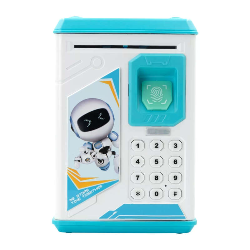 Volkano Kids Robo Vault Series Kids Money Saving Vault Blue