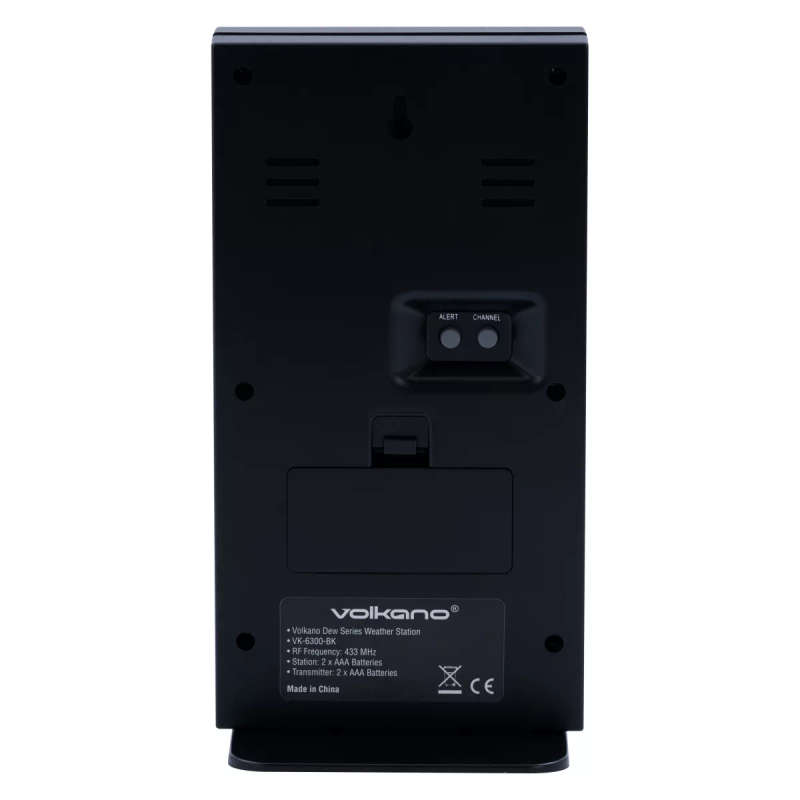 Volkano Dew Series Wireless Home Weather Station Black